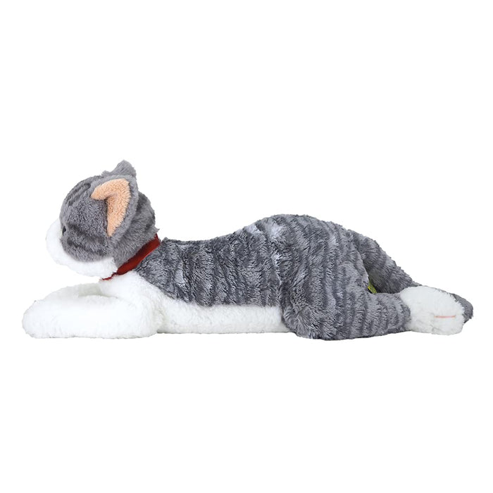 SUNLEMON Plush Doll Hiza Neko Sabashiro Gray/White Cat Size S- Japan Figure Store - #1 Bring To You The Best Japanese Goods