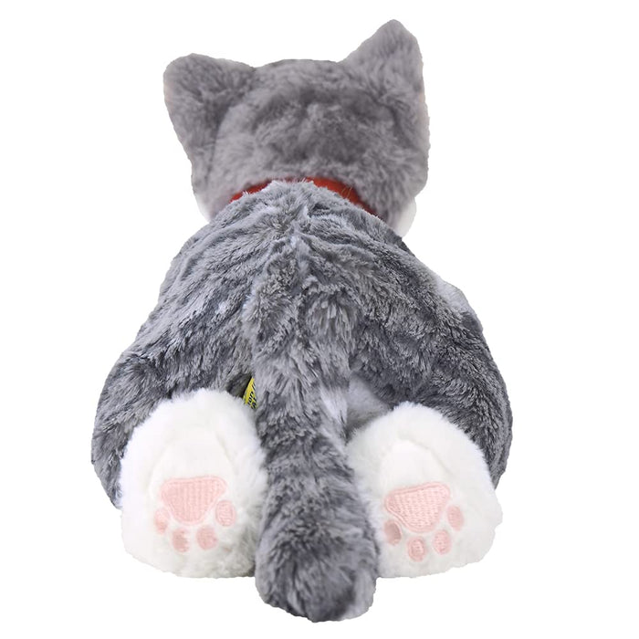 SUNLEMON Plush Doll Hiza Neko Sabashiro Gray/White Cat Size S- Japan Figure Store - #1 Bring To You The Best Japanese Goods