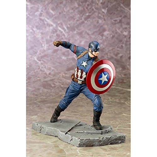 KOTOBUKIYA Mk212 Artfx+ Captain America Civil War 1/10 Scale Figure- Japan Figure Store - #1 Bring To You The Best Japanese Goods