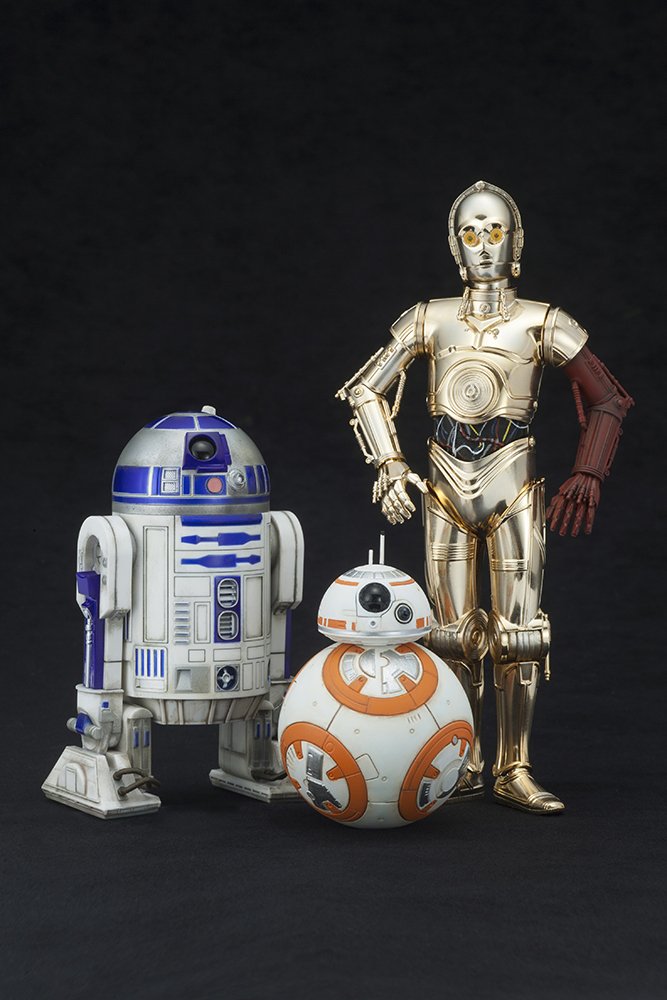 Kotobukiya Artfx+ Star Wars R2-D2 & C-3PO w/BB-8 1/10 PVC Fig Assembly- Japan Figure Store - #1 Bring To You The Best Japanese Goods