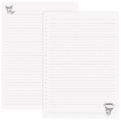 Kuromi B5 Loose-Leaf Sanrio M-Plan Notebook - 26 Holes Ruled Line Japan Character Goods- Japan Figure Store - #1 Bring To You The Best Japanese Goods
