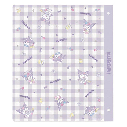 M-Plan Kuromi B5 26-Hole Binder Japan Sanrio New Semester Stationery Character Goods- Japan Figure Store - #1 Bring To You The Best Japanese Goods