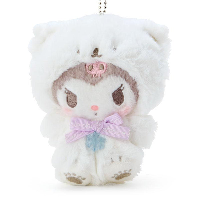 Sanrio Kuromi Mascot Holder (Fluffy Snow Design)- Japan Figure Store - #1 Bring To You The Best Japanese Goods