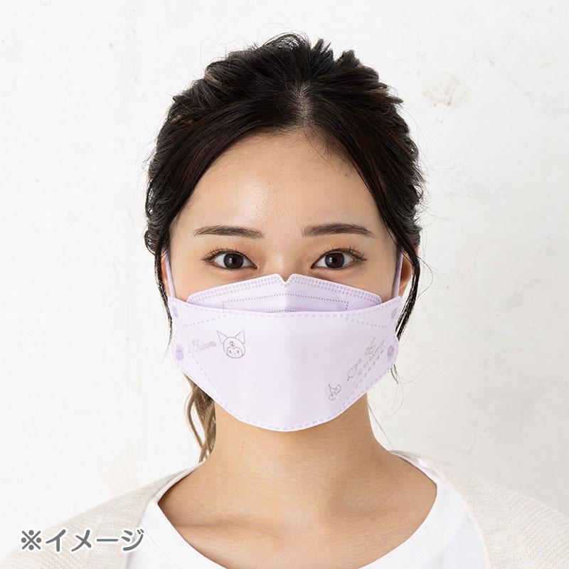 Kuromi Three-Dimensional Non-Woven Mask 5 Pieces- Japan Figure Store - #1 Bring To You The Best Japanese Goods