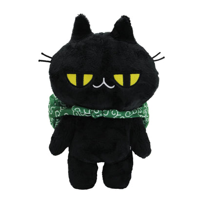 Allone Kuroneko's Jitome-Chan Standing Black Cat Plush Japanese Stuffed Toy Doll- Japan Figure Store - #1 Bring To You The Best Japanese Goods