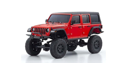 KYOSHO Rc Model Car Ready Set Mini-Z 4×4 Series Jeep Wrangler Unlimited Rubicon Firecracker Red 32521R- Japan Figure Store - #1 Bring To You The Best Japanese Goods