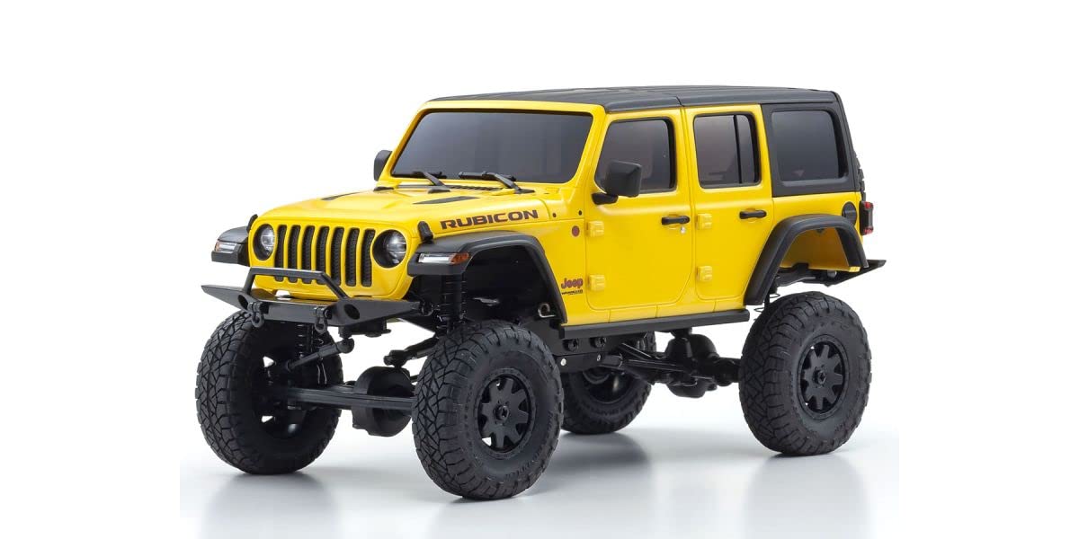 KYOSHO Rc Model Car Ready Set Mini-Z 4×4 Series Jeep Wrangler Unlimited Rubicon Hellayella 32521Y- Japan Figure Store - #1 Bring To You The Best Japanese Goods