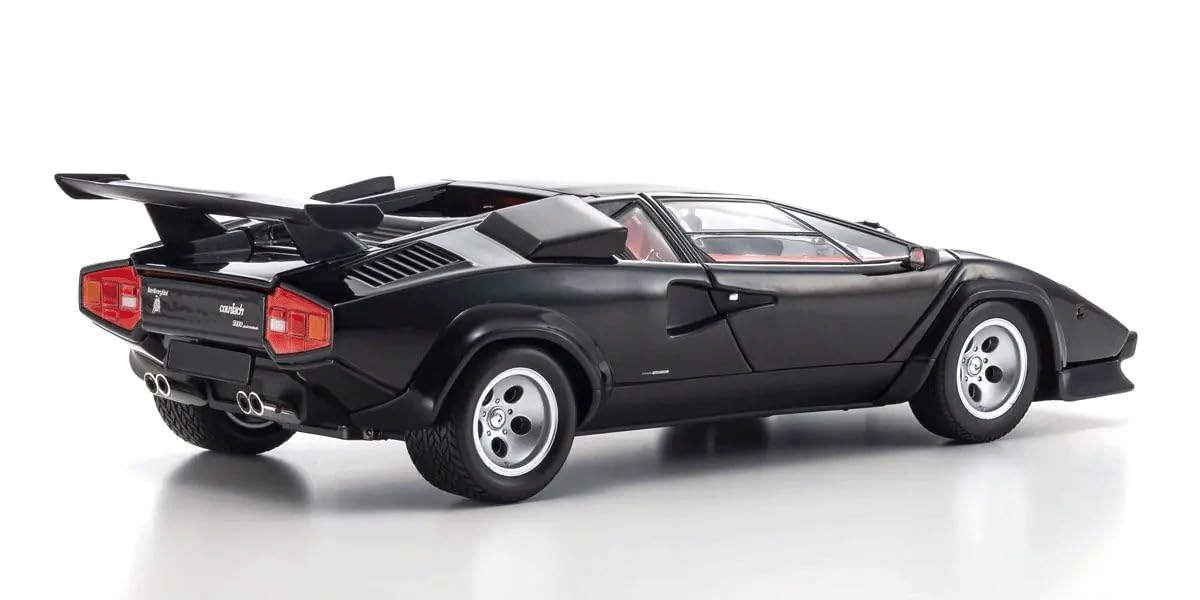 Kyosho 1/18 Lamborghini Countach LP5000 Quattrovalvole Black- Japan Figure Store - #1 Bring To You The Best Japanese Goods