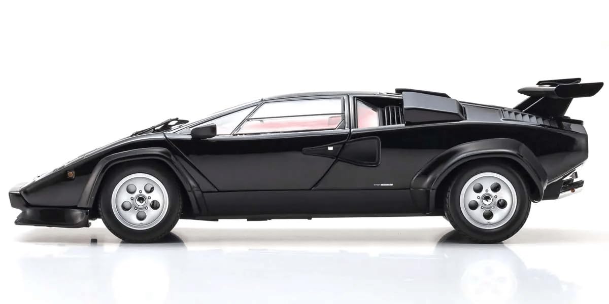 Kyosho 1/18 Lamborghini Countach LP5000 Quattrovalvole Black- Japan Figure Store - #1 Bring To You The Best Japanese Goods
