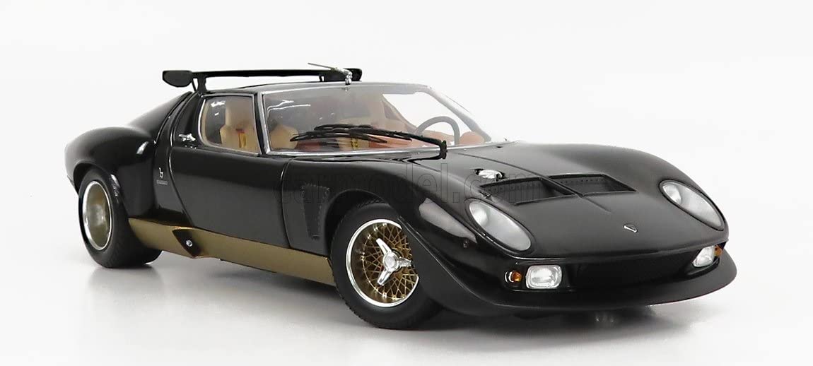 Kyosho Lamborghini Miura Svr 1/18 Black KS08319BKG- Japan Figure Store - #1 Bring To You The Best Japanese Goods
