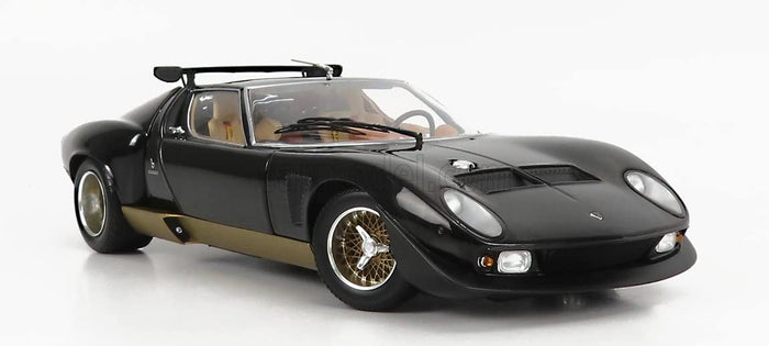 Kyosho Lamborghini Miura Svr 1/18 Black KS08319BKG- Japan Figure Store - #1 Bring To You The Best Japanese Goods