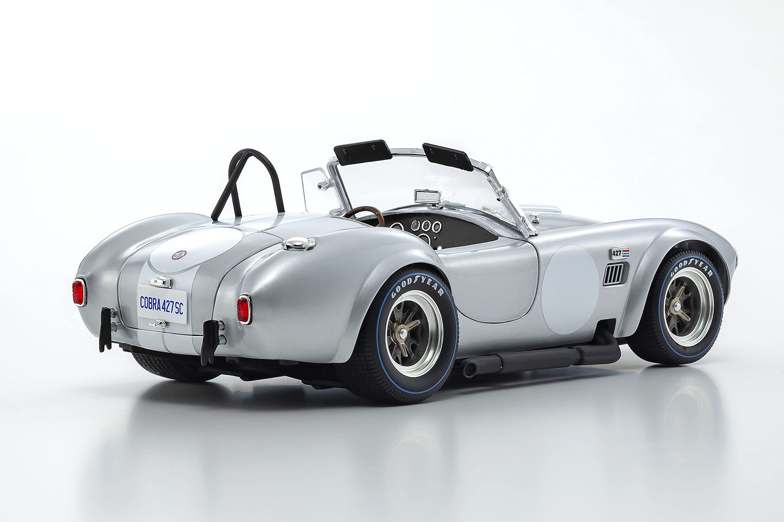 Kyosho Shelby Cobra 427 S/C 1/18 Silver Ks08047S- Japan Figure Store - #1 Bring To You The Best Japanese Goods