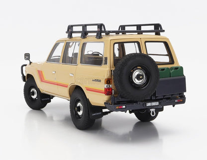 Kyosho 1/18 Toyota Land Cruiser 60 Beige w/Optional Parts- Japan Figure Store - #1 Bring To You The Best Japanese Goods