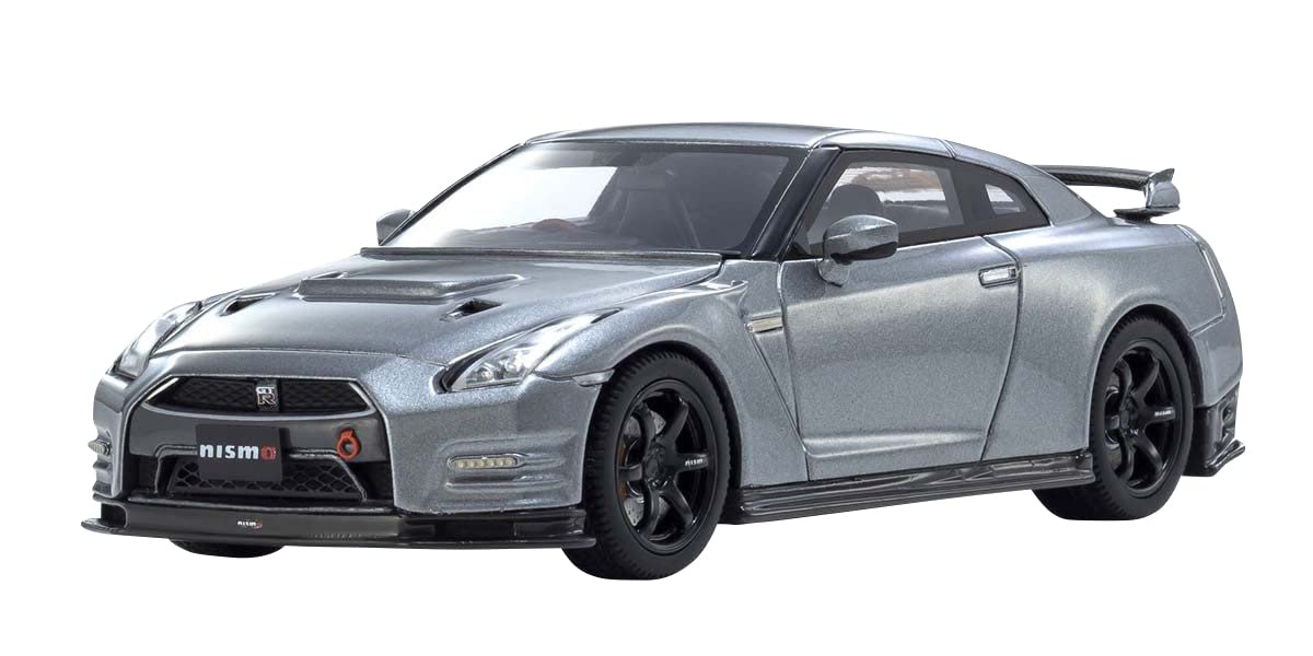 Kyosho Nissan GT-R R35 Nismo KSR43110Gr 1/43 Gray- Japan Figure Store - #1 Bring To You The Best Japanese Goods