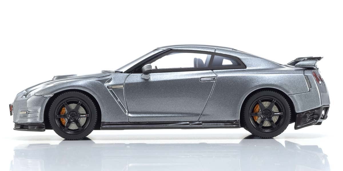 Kyosho Nissan GT-R R35 Nismo KSR43110Gr 1/43 Gray- Japan Figure Store - #1 Bring To You The Best Japanese Goods