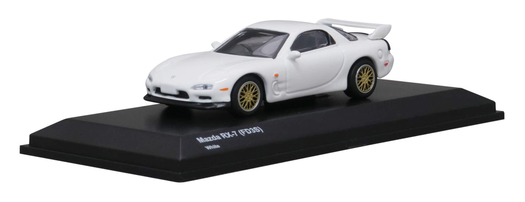 Kyosho Original 1/64 Mazda Rx-7 Fd3S White Finished Product Limited Japanese Scale Toys- Japan Figure Store - #1 Bring To You The Best Japanese Goods