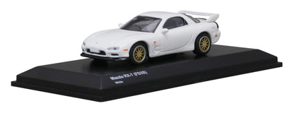 Kyosho Original 1/64 Mazda Rx-7 Fd3S White Finished Product Limited Japanese Scale Toys- Japan Figure Store - #1 Bring To You The Best Japanese Goods