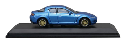 Kyosho Original 1/64 Mazda Rx-8 Blue Finished Product Limited Japanese Scale Models- Japan Figure Store - #1 Bring To You The Best Japanese Goods
