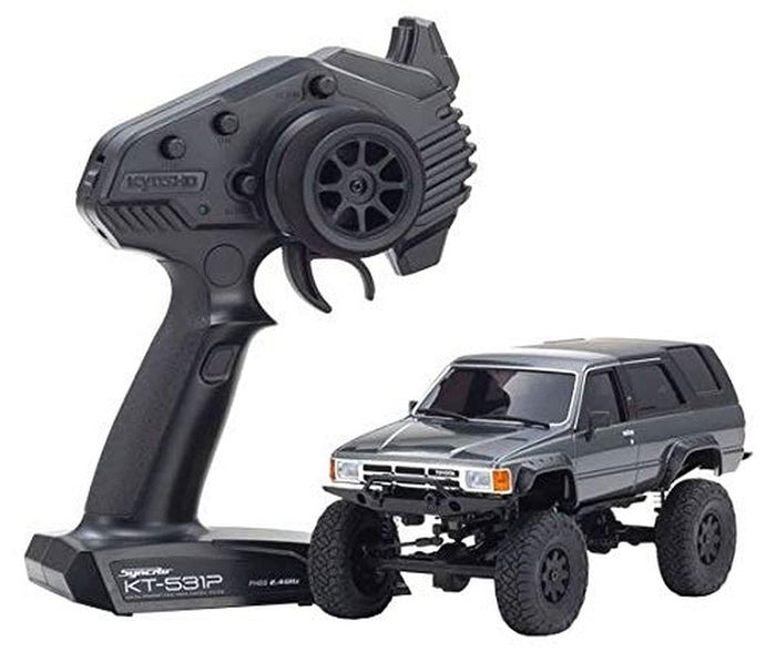 KYOSHO Rc Model Car Ready Set Mini-Z 4×4 Series Toyota 4Runner Hilux Surf Dark Gray Metallic 32522Gm- Japan Figure Store - #1 Bring To You The Best Japanese Goods