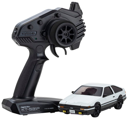 Kyosho Mini-Z Awd Toyota Sprinter Trueno White AE86 32635WBK 2.4Ghz Transmitter- Japan Figure Store - #1 Bring To You The Best Japanese Goods