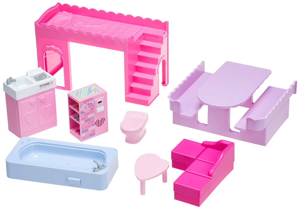 Takara Tomy Licca-Chan Lf-06 Ping Pong With Chime Japanese Doll Kitchen Set- Japan Figure Store - #1 Bring To You The Best Japanese Goods