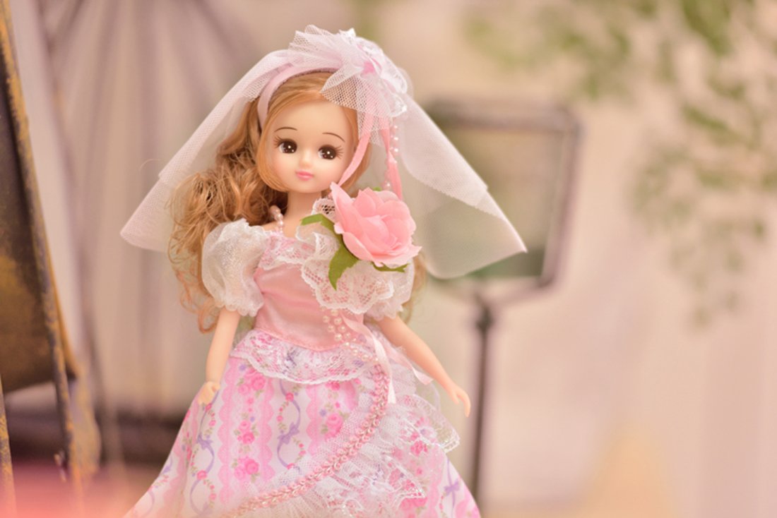 TAKARA TOMY Licca Doll Floral Wedding Licca Chan 833093- Japan Figure Store - #1 Bring To You The Best Japanese Goods