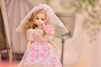 TAKARA TOMY Licca Doll Floral Wedding Licca Chan 833093- Japan Figure Store - #1 Bring To You The Best Japanese Goods