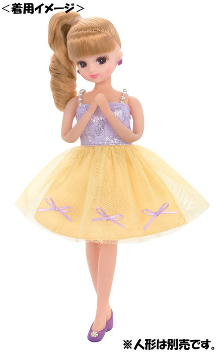 TAKARA TOMY Licca Doll Lw-04 Lavender Sunshine Licca Dress 877219 <Doll Not Included>- Japan Figure Store - #1 Bring To You The Best Japanese Goods