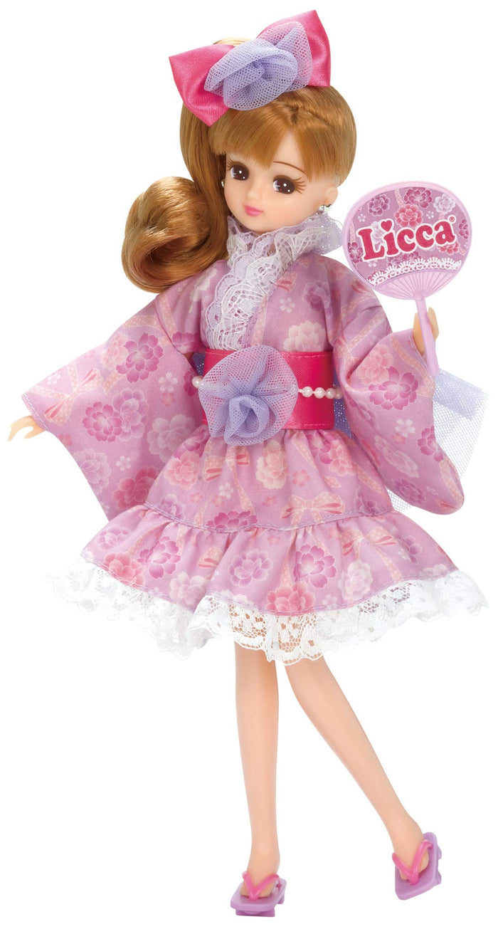 TAKARA TOMY Lw-13 Licca-Chan Festival Purple Dress- Japan Figure Store - #1 Bring To You The Best Japanese Goods