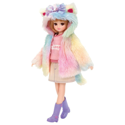 TAKARA TOMY Licca Doll Fluffy Colorful Cat- Japan Figure Store - #1 Bring To You The Best Japanese Goods