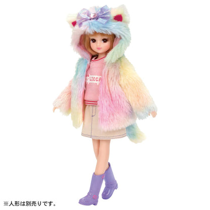 TAKARA TOMY Licca Doll Fluffy Colorful Cat- Japan Figure Store - #1 Bring To You The Best Japanese Goods