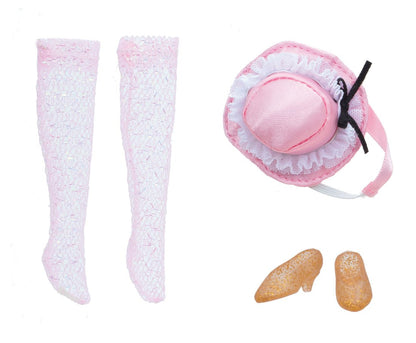 TAKARA TOMY Licca Doll Goods Set Girls Check Gold Doll Not Included 806868- Japan Figure Store - #1 Bring To You The Best Japanese Goods