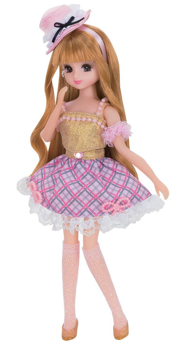 TAKARA TOMY Licca Doll Goods Set Girls Check Gold Doll Not Included 806868- Japan Figure Store - #1 Bring To You The Best Japanese Goods
