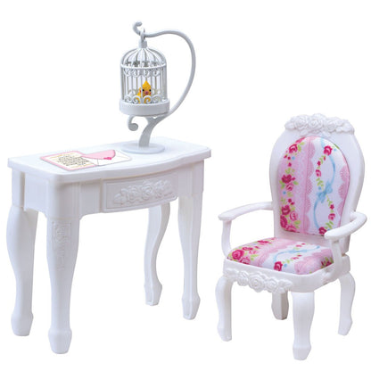 TAKARA TOMY Licca Doll Princess Chair & Table Doll Not Included 852858- Japan Figure Store - #1 Bring To You The Best Japanese Goods