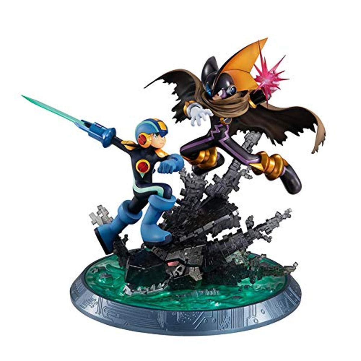 Megahouse Japan Limited Release Game Characters Collection Dx Rockman Exe Rockman Vs Forte Figure- Japan Figure Store - #1 Bring To You The Best Japanese Goods