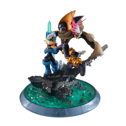 Megahouse Japan Limited Release Game Characters Collection Dx Rockman Exe Rockman Vs Forte Figure- Japan Figure Store - #1 Bring To You The Best Japanese Goods