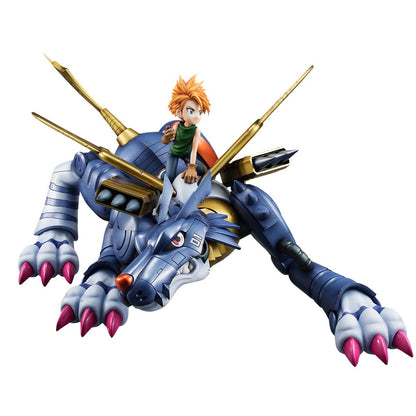 Megahouse Japan Limited Release Digimon Adventure Metal Garurumon & Yamato Ishida Figure- Japan Figure Store - #1 Bring To You The Best Japanese Goods