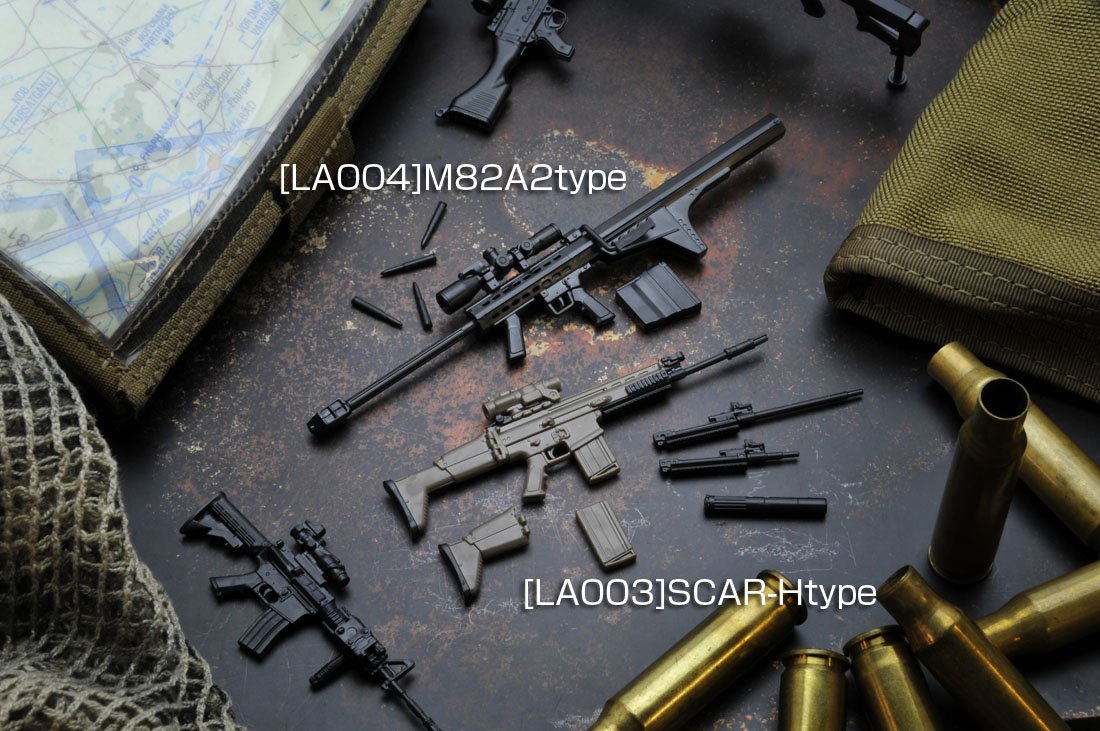 TOMYTEC La004 Military Series Little Armory M82A2 Type 1/12 Scale Plastic Model Kit- Japan Figure Store - #1 Bring To You The Best Japanese Goods