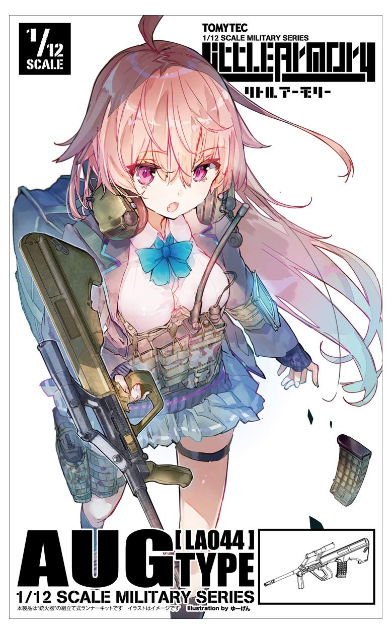 TOMYTEC La044 Military Series Little Armory Aug Type 1/12 Scale Plastic Model Kit- Japan Figure Store - #1 Bring To You The Best Japanese Goods