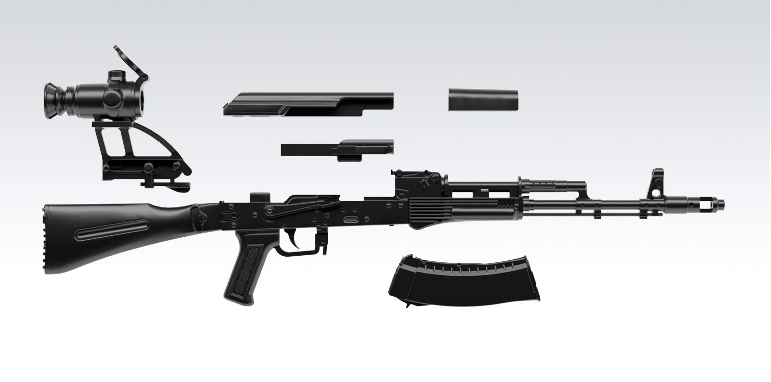 TOMYTEC La060 Military Series Little Armory Ak74M Type 1/12 Scale Kit- Japan Figure Store - #1 Bring To You The Best Japanese Goods