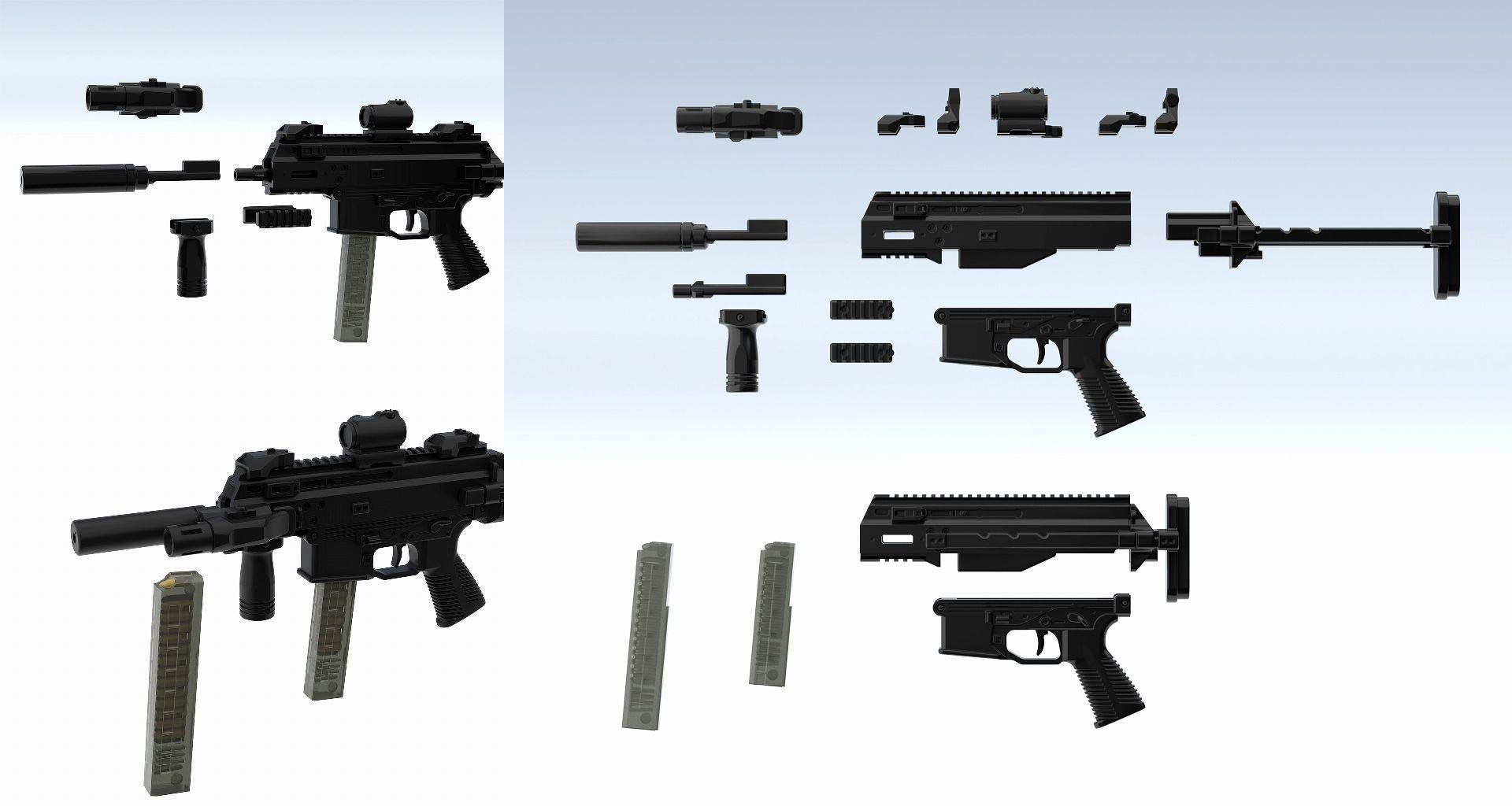 Tomytec Little Armory La068 APC9K Type Plastic Model 315278- Japan Figure Store - #1 Bring To You The Best Japanese Goods