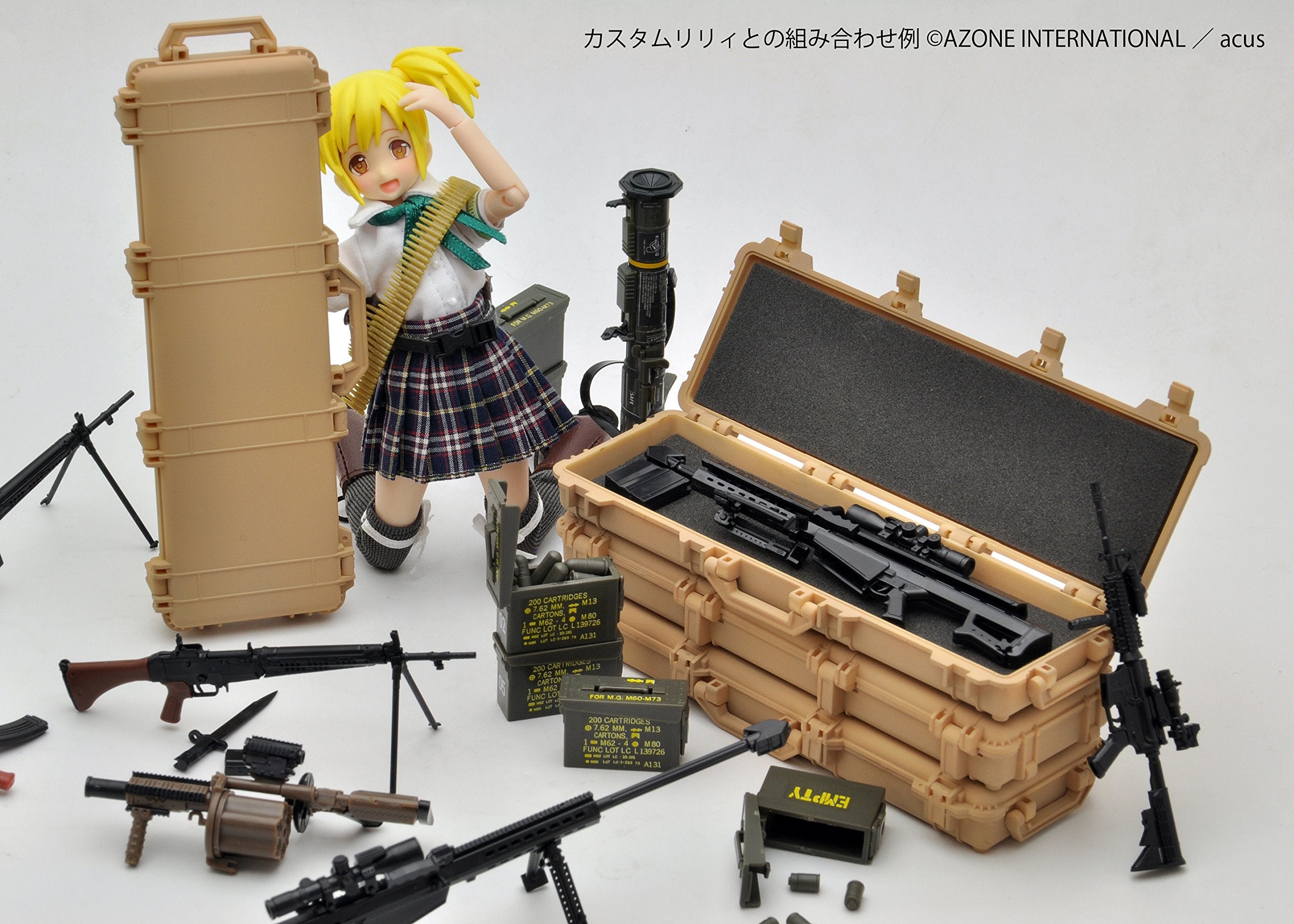 Tomytec Little Armory A2 Military Hard Case Plastic Model LD004- Japan Figure Store - #1 Bring To You The Best Japanese Goods