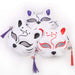 Lopika Masked Fox White Half Face with Bell Set of 3 Kitsune Japanese Style Costume Masked- Japan Figure Store - #1 Bring To You The Best Japanese Goods
