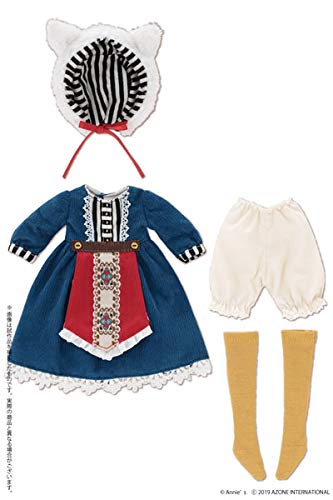 Lss For Betsy Mccall Pureneemo Kakurenbo No Mori One Piece Set ~By Annie&S~ Cat X Blue (For Doll)- Japan Figure Store - #1 Bring To You The Best Japanese Goods