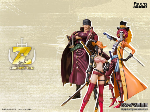 Bandai Figuarts Zero One Piece Film Z Decisive Battle Uniform Ver. Set (Zoro Robin Brook) Japan- Japan Figure Store - #1 Bring To You The Best Japanese Goods