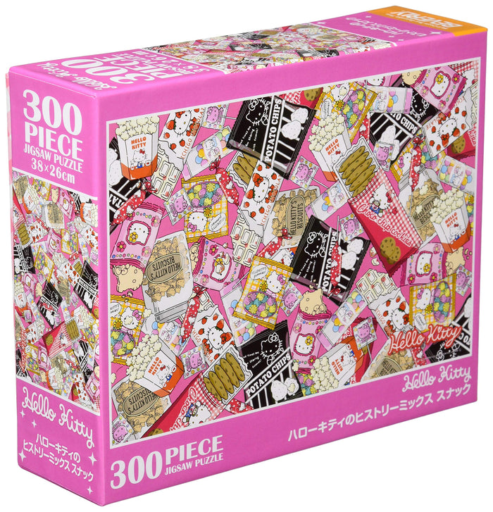 BEVERLY Jigsaw Puzzle 33-172 Sanrio Hello Kitty History Mix Snack 300 Pieces- Japan Figure Store - #1 Bring To You The Best Japanese Goods