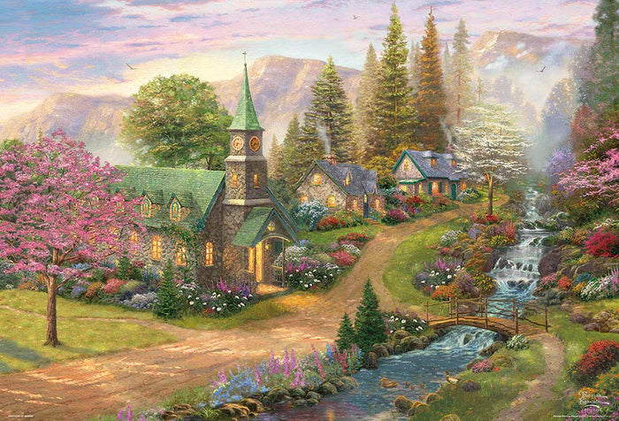 Beverly S92-508 Jigsaw Puzzle Sunday Morning Chapel By Thomas Kinkade (2000-S Pieces) Scene Puzzle- Japan Figure Store - #1 Bring To You The Best Japanese Goods