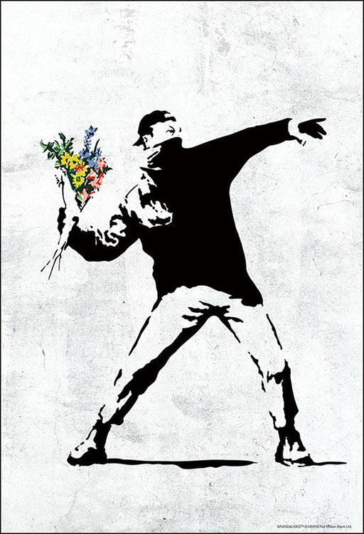 BEVERLY 83-110 Jigsaw Puzzle Banksy Flower Bomber 300 Pieces- Japan Figure Store - #1 Bring To You The Best Japanese Goods