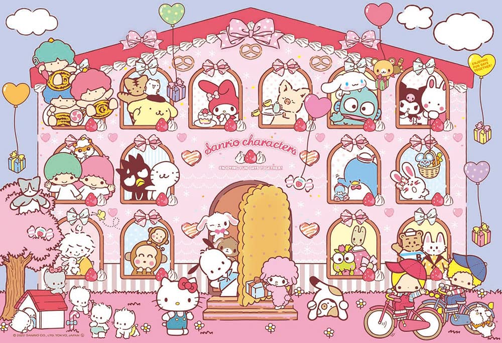 BEVERLY 83-120 Jigsaw Puzzle Sanrio Characters Sweets House 300 Pieces- Japan Figure Store - #1 Bring To You The Best Japanese Goods