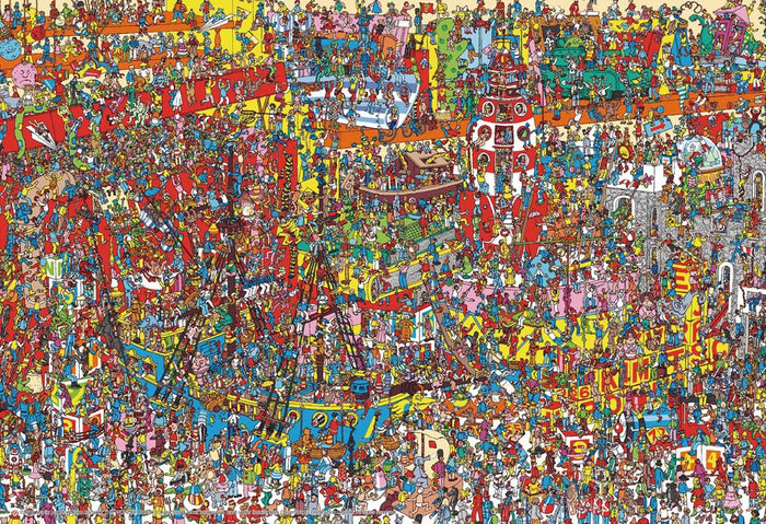 Beverly Jigsaw Puzzle 40-005 Where's Wally? Many Toys (40 L-Pieces) Large Piece Puzzle- Japan Figure Store - #1 Bring To You The Best Japanese Goods